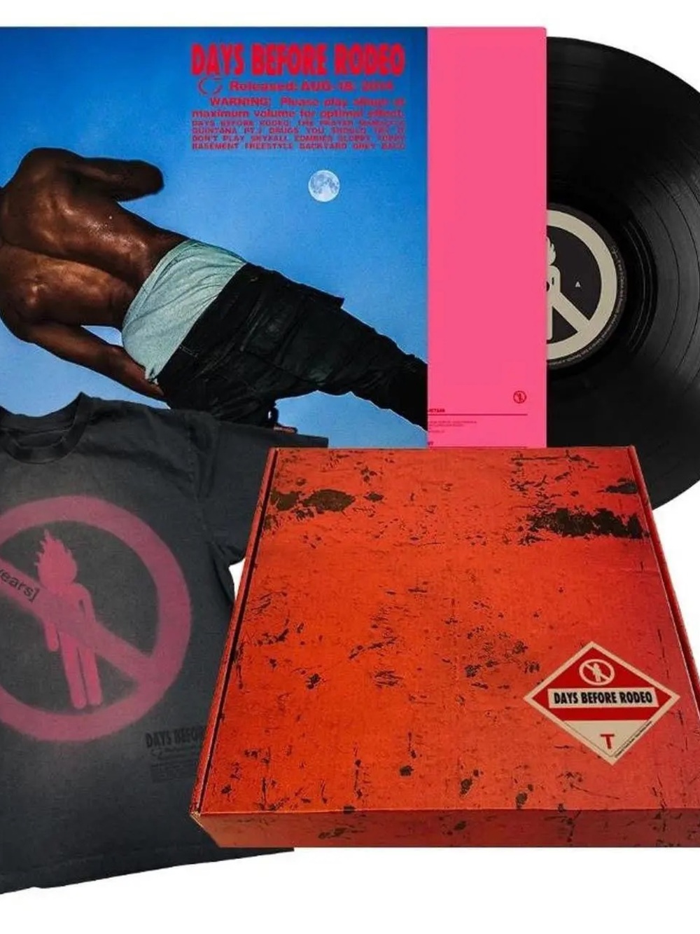 Travis Scott Days Before Rodeo Box Set II Vinyl + T-Shirt – Factory Sealed